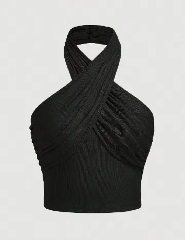 Top SHEIN, negru