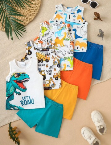 Set compleuri Shein Kids, mix culori