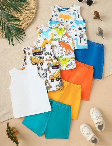 Set compleuri Shein Kids, mix culori