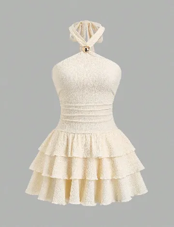 Rochie scurta SHEIN, galben