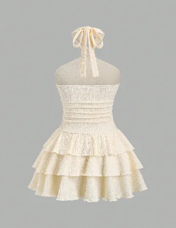 Rochie scurta SHEIN, galben
