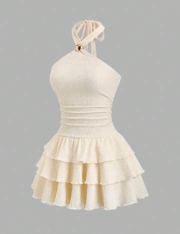 Rochie scurta SHEIN, galben