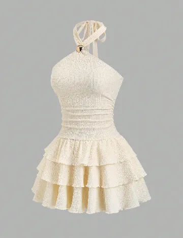 Rochie scurta SHEIN, galben