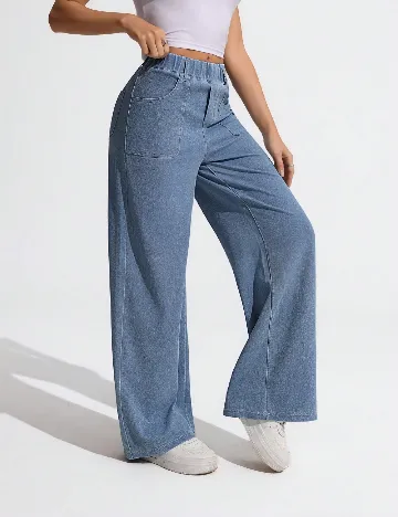 Pantaloni SHEIN, albastru