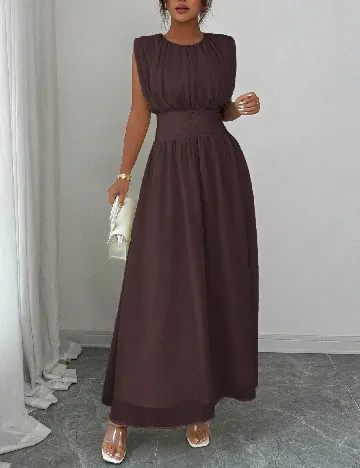 Rochie lunga SHEIN, maro