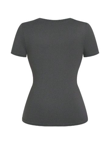 Tricou SHEIN CURVE, gri