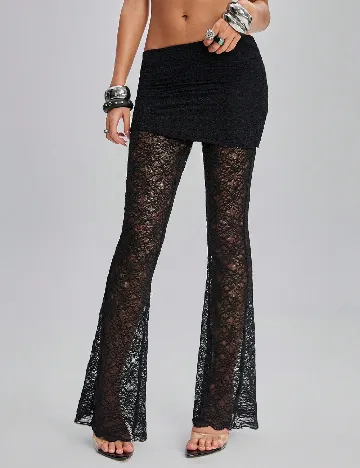 Pantaloni SHEIN, negru