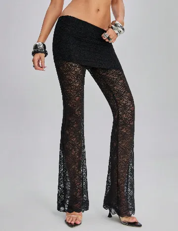 Pantaloni SHEIN, negru