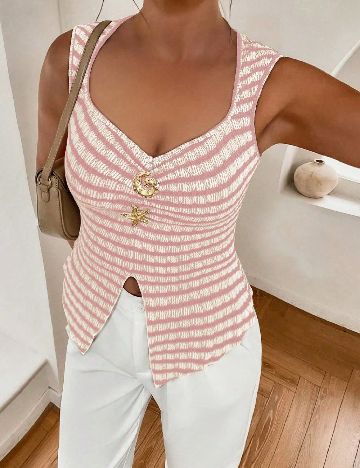 Top SHEIN CURVE, roz