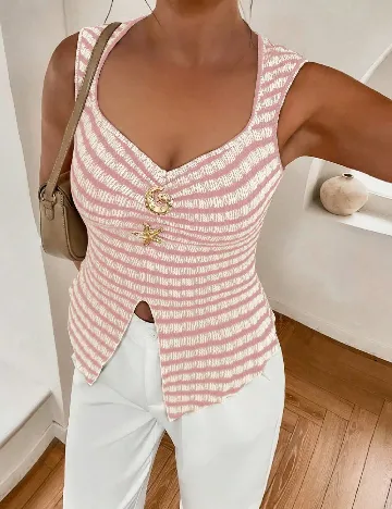 Top SHEIN CURVE, roz