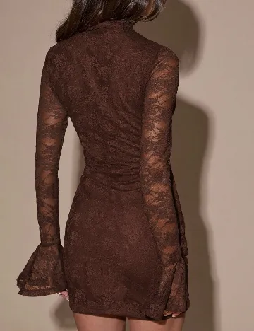 Rochie scurta SHEIN, maro