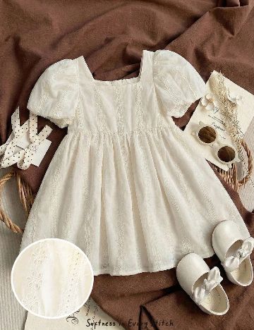 Rochie Shein Kids, crem