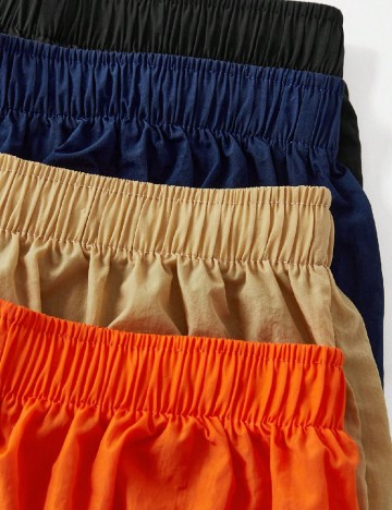 Set Pantaloni scurti 4 perechi Shein Kids, mix culori