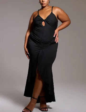 Rochie lunga SHEIN CURVE, negru