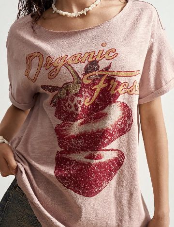 Tricou SHEIN, roz