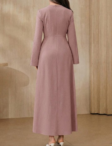 Rochie lunga SHEIN, roz pudra