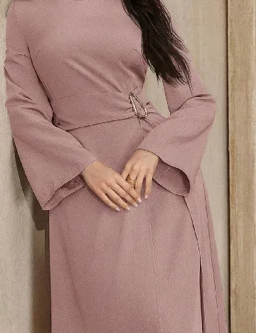 Rochie lunga SHEIN, roz pudra