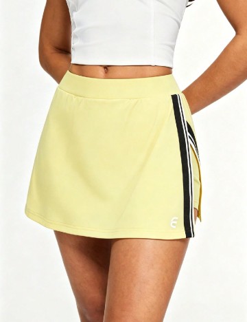 Fusta pantalon SHEIN, galben