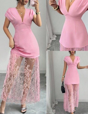Rochie medie SHEIN, roz