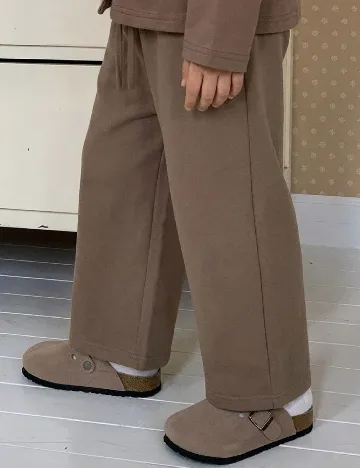 Pantaloni Shein Kids, maro