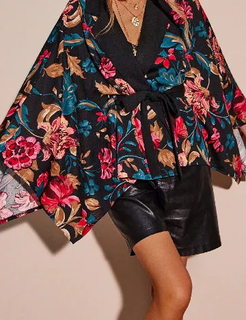 Blazer SHEIN, floral print