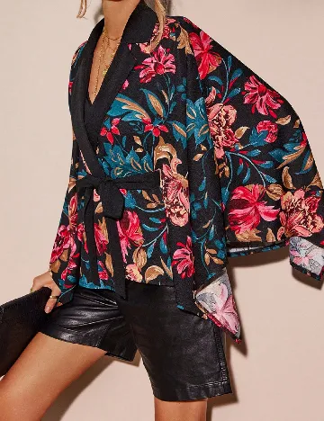 Blazer SHEIN, floral print