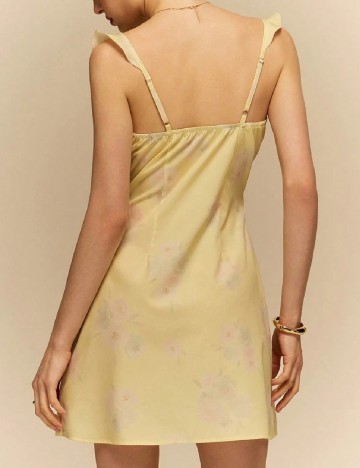 Rochie scurta Poeselle, galben