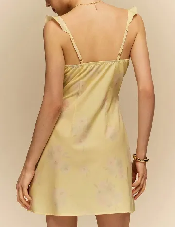 Rochie scurta Poeselle, galben