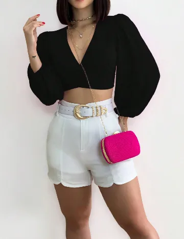 Top SHEIN, negru