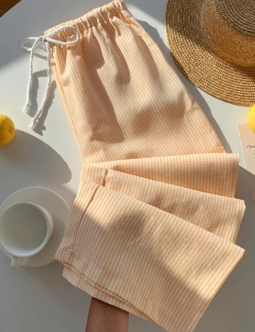 Pantaloni SHEIN, galben