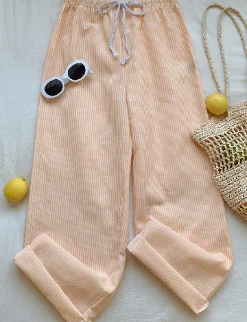 Pantaloni SHEIN, galben