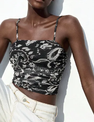 Top SHEIN, negru