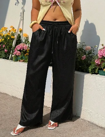 Pantaloni SHEIN CURVE, negru