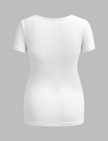 Tricou SHEIN Maternity, alb