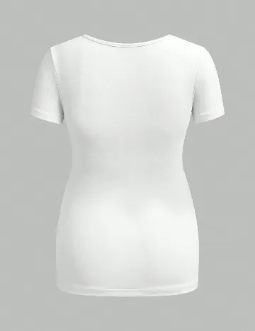Tricou SHEIN Maternity, alb