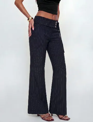 Pantaloni SHEIN, bleumarin inchis