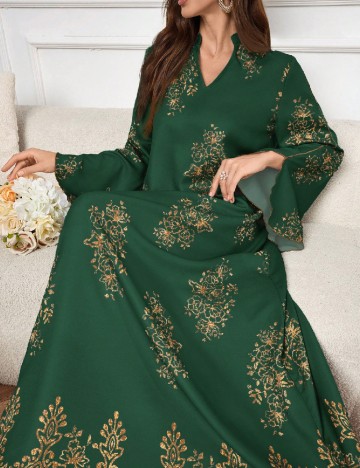 Rochie lunga SHEIN, verde
