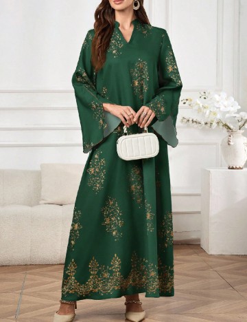 Rochie lunga SHEIN, verde