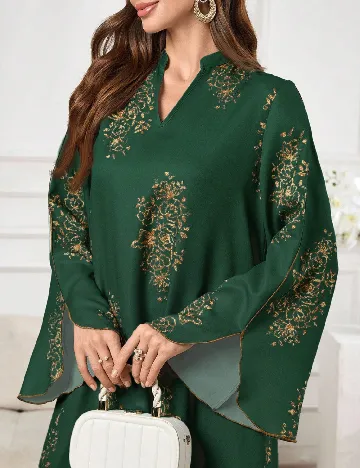 Rochie lunga SHEIN, verde