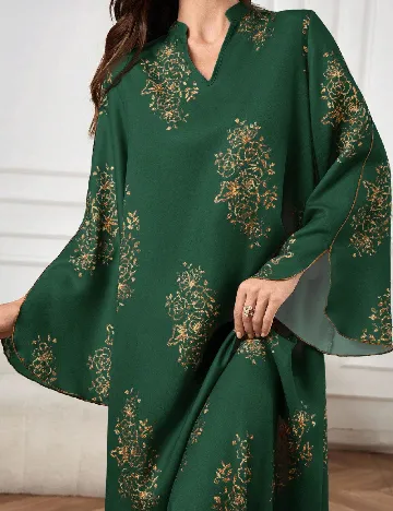 Rochie lunga SHEIN, verde