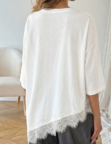 Tricou SHEIN CURVE, alb