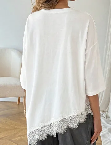 Tricou SHEIN CURVE, alb