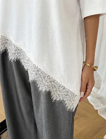 Tricou SHEIN CURVE, alb