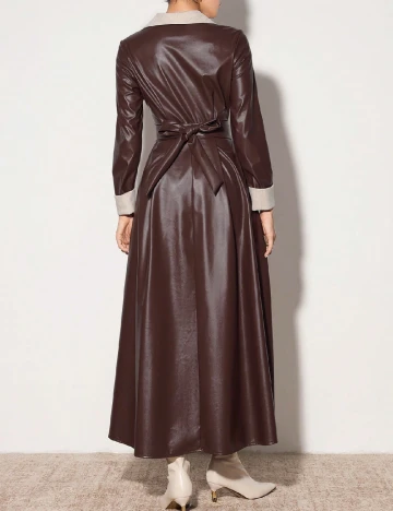 Rochie lunga SHEIN, maro