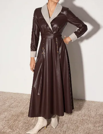 Rochie lunga SHEIN, maro