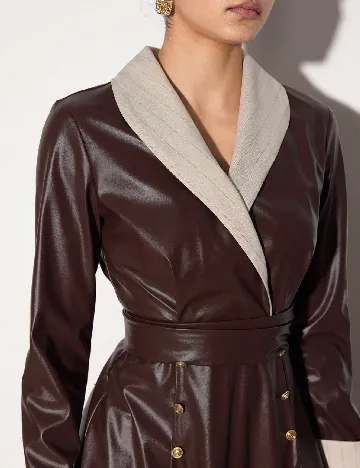 Rochie lunga SHEIN, maro