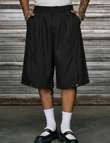 Pantaloni scurti SHEIN, negru