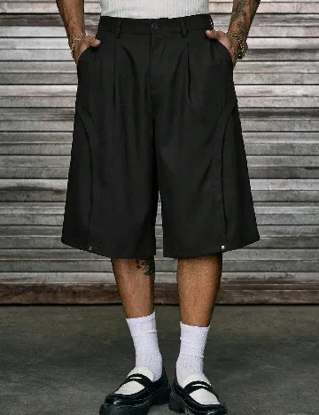 Pantaloni scurti SHEIN, negru