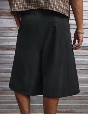 Pantaloni scurti SHEIN, negru