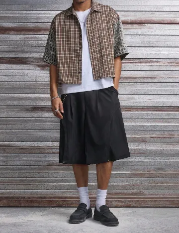 Pantaloni scurti SHEIN, negru